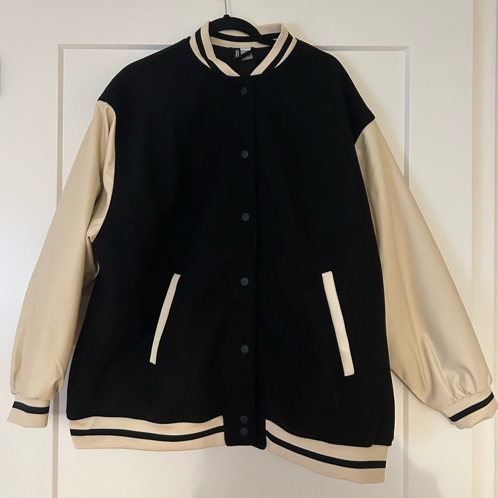 H and M varsity jacket